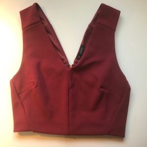 Burgundy matching set